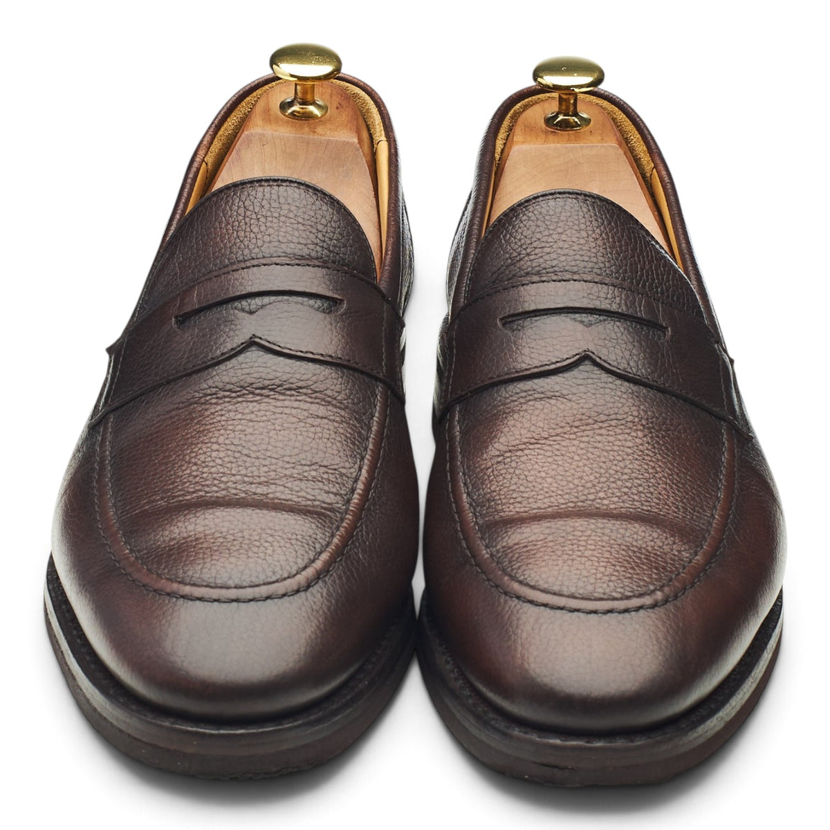Reserve 'Roman' Dark Brown Leather Loafers UK 9 US 10 D