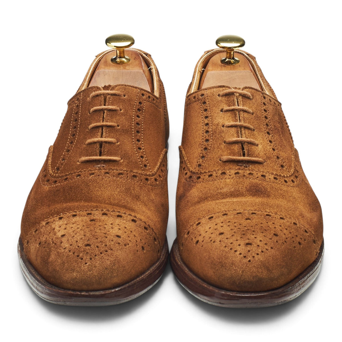 'Westfield' Snuff Brown Suede Oxford Brogues UK 8 E