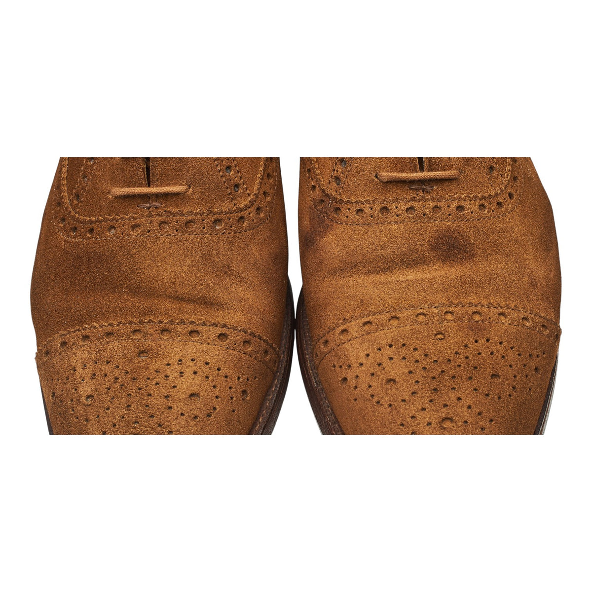 'Westfield' Snuff Brown Suede Oxford Brogues UK 8 E