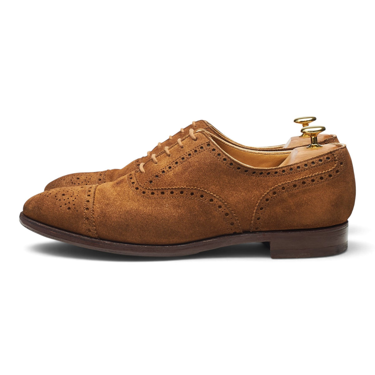 'Westfield' Snuff Brown Suede Oxford Brogues UK 8 E