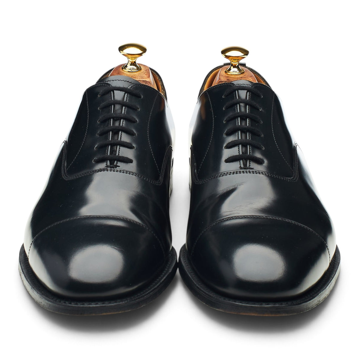 'Balmoral' Black Leather Oxford UK 11 G
