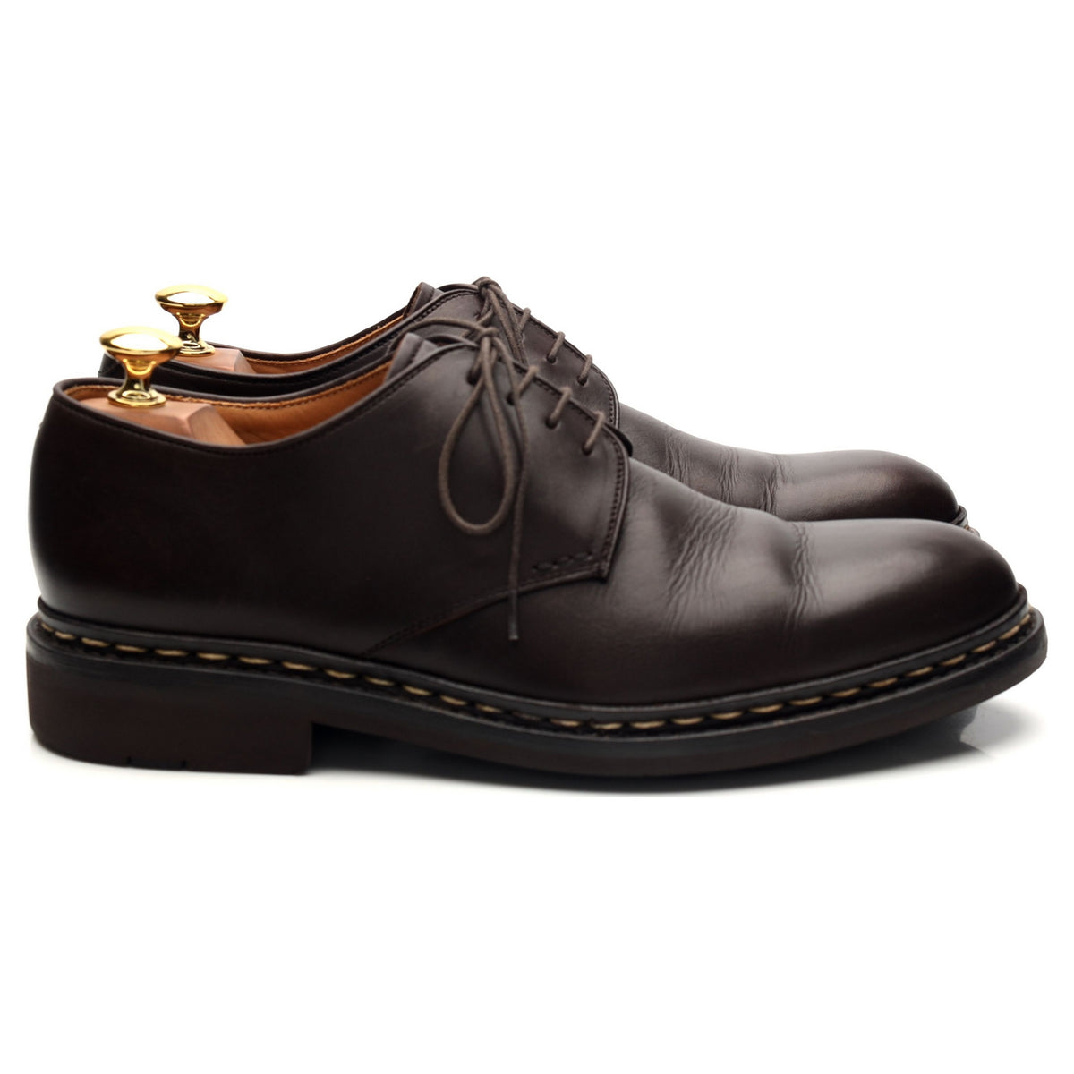 &#39;Crocus&#39; Dark Brown Leather Derby UK 6.5