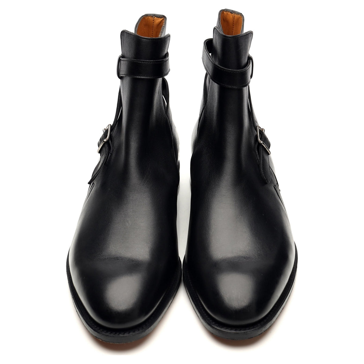 &#39;Abbot&#39; Black Leather Boots UK 8 E