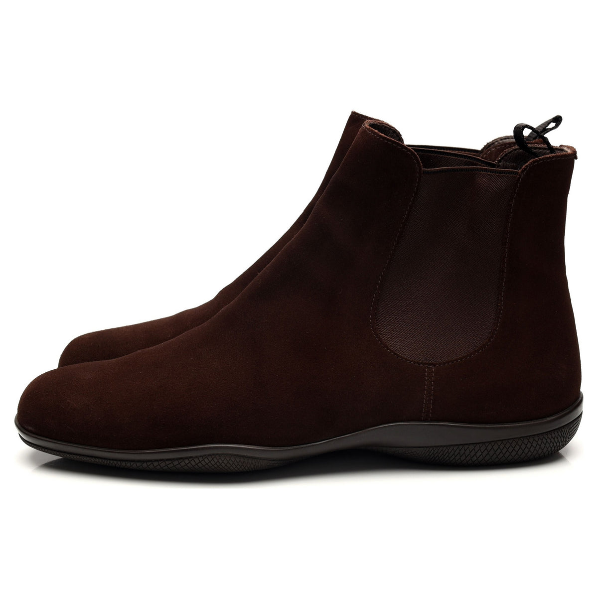 Dark Brown Suede Chelsea Boots UK 9