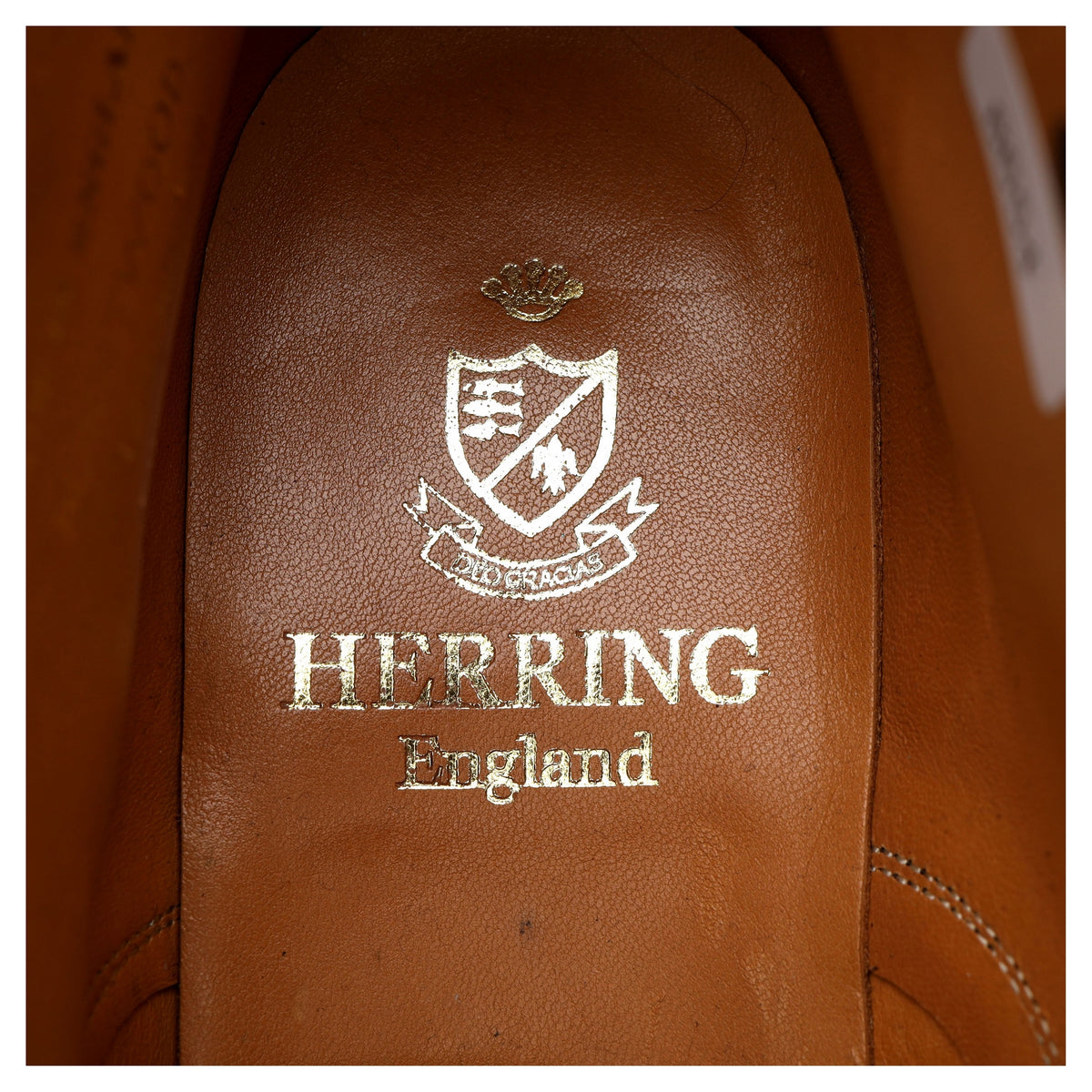 Herring &#39;Burntwood&#39; Dark Brown Leather Boots Double Monk Strap UK 8 F