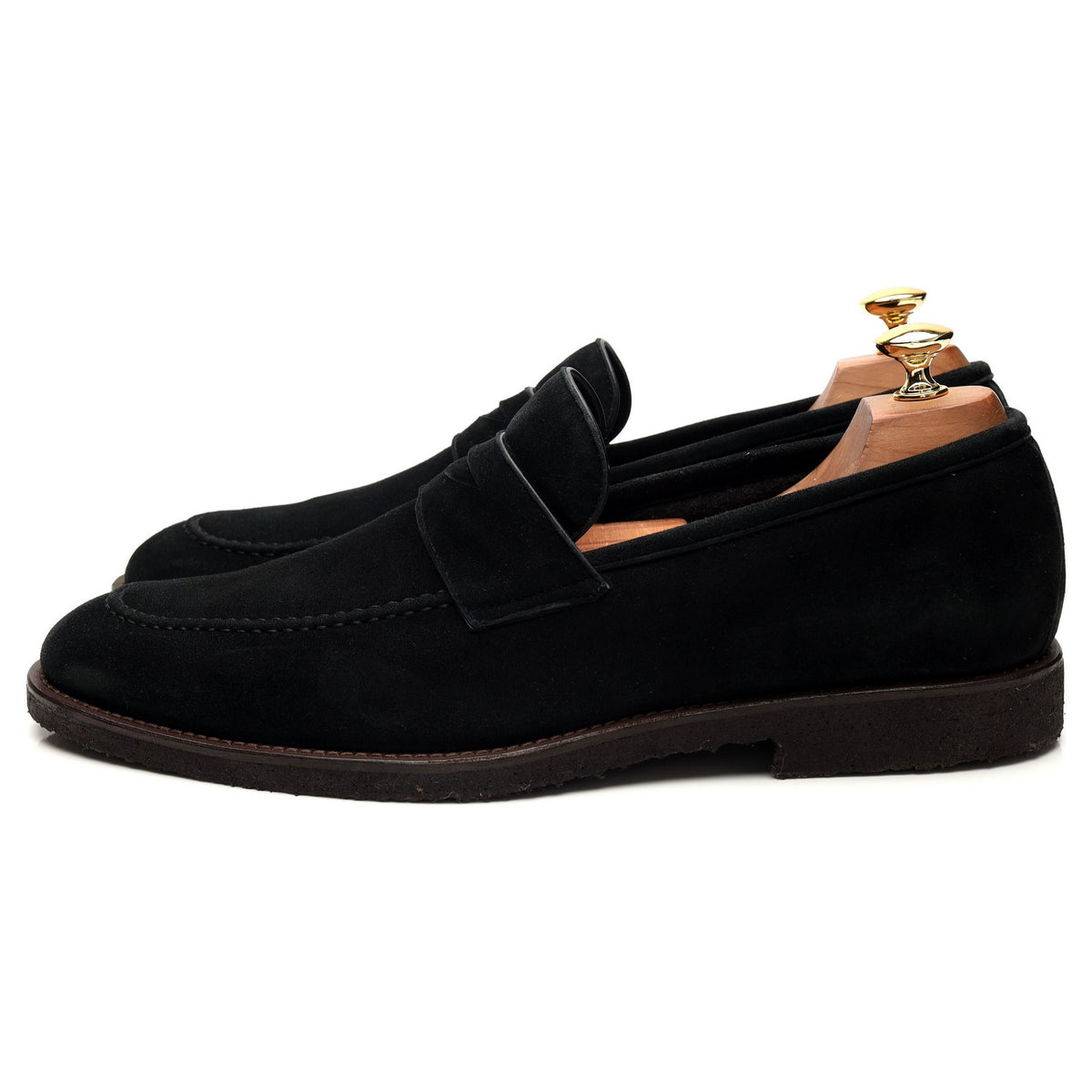 Black Suede Loafer UK 10 EU 44