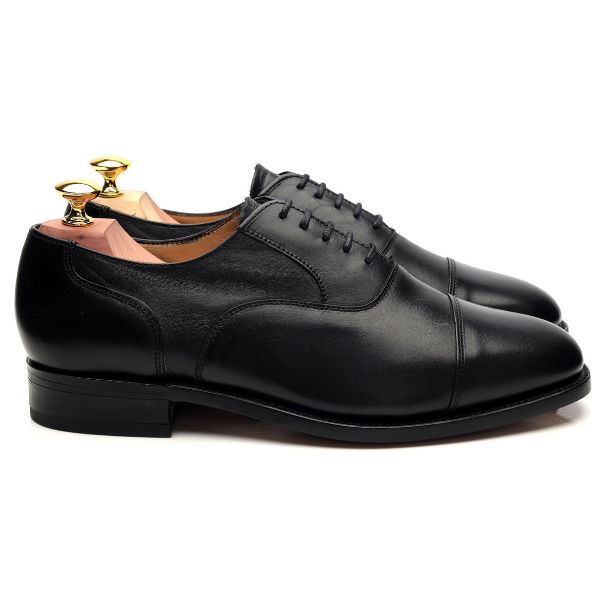 Shipton &amp; Heneage &#39;Midhurst&#39; Black Leather Oxford UK 7.5