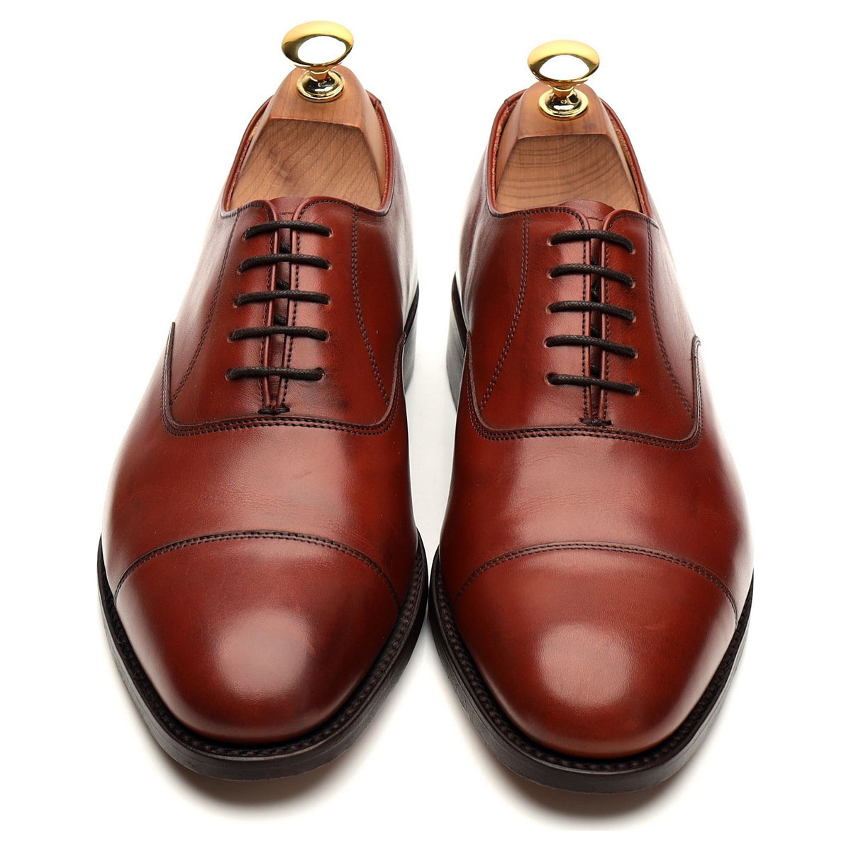 Herring &#39;Mayfair&#39; Brown Leather Oxford UK 6 F