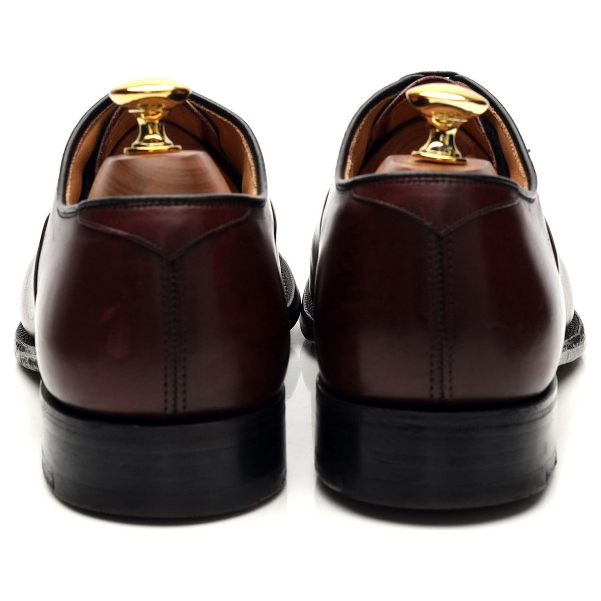 &#39;Lanark&#39; Burgundy Leather Oxford UK 6 F