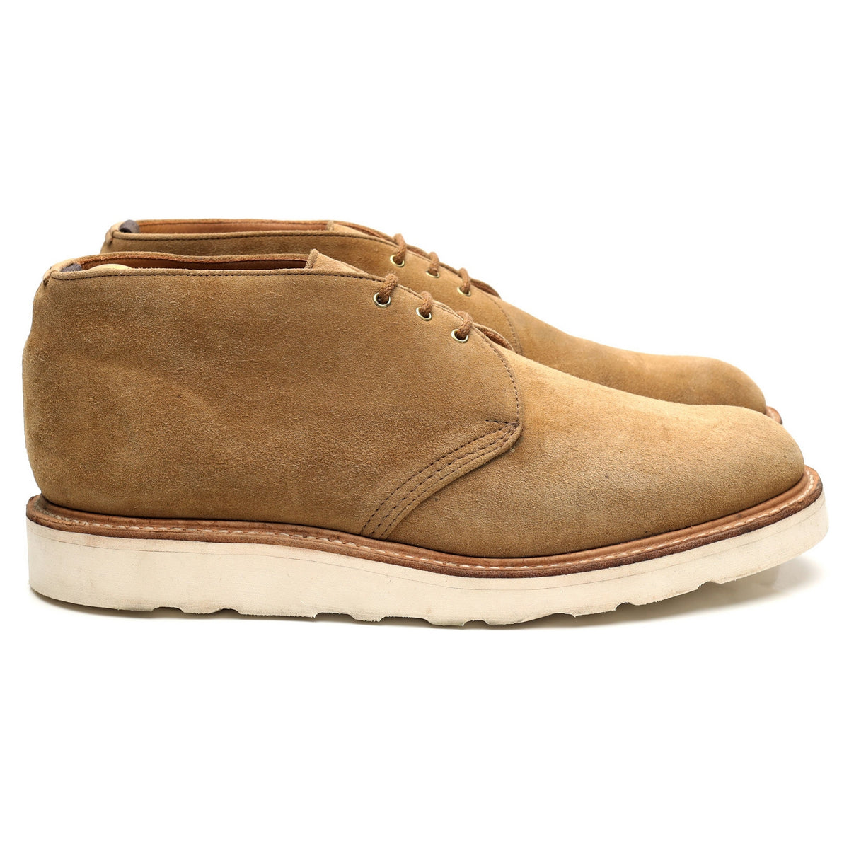 Beige Suede Chukka Boots UK 10