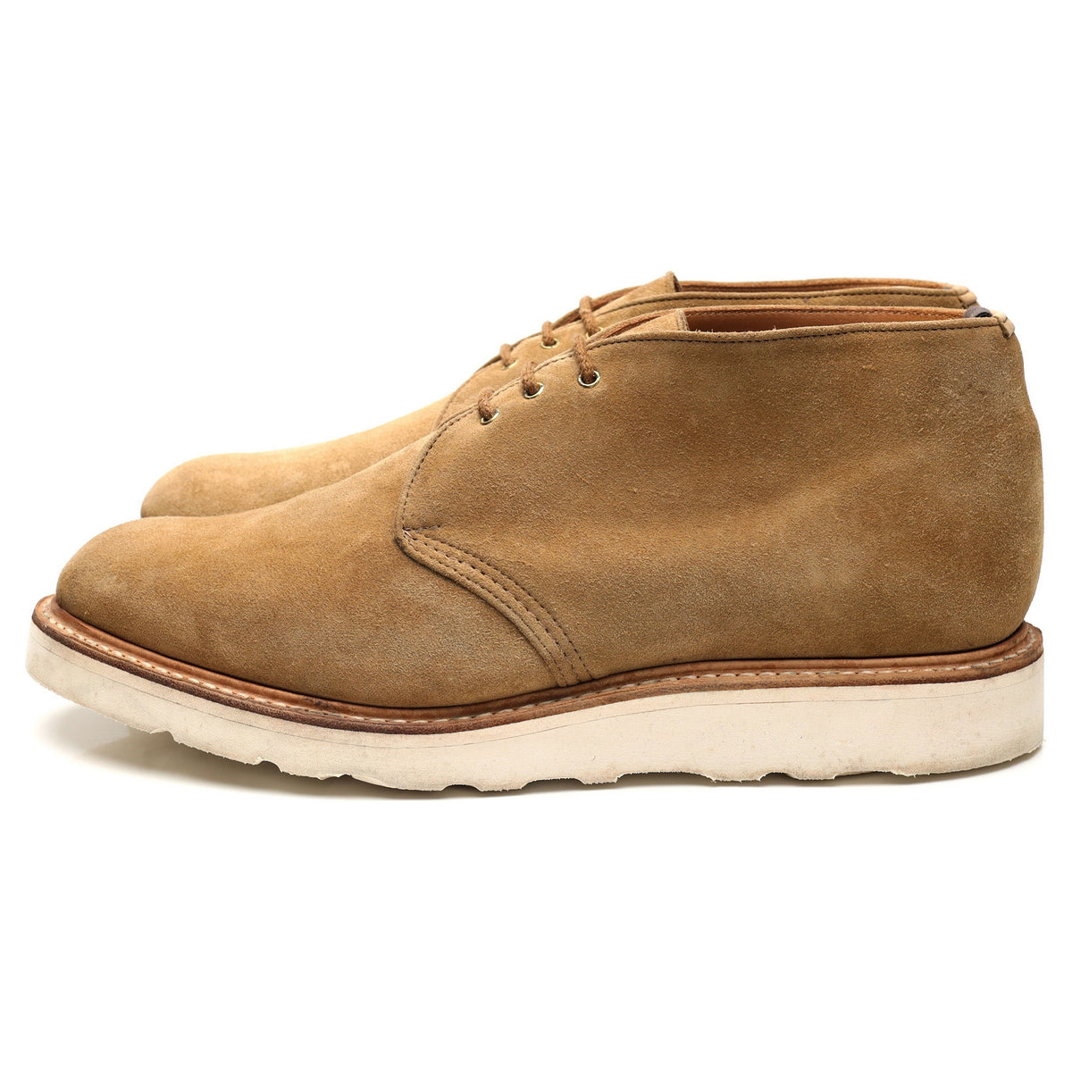 Beige Suede Chukka Boots UK 10