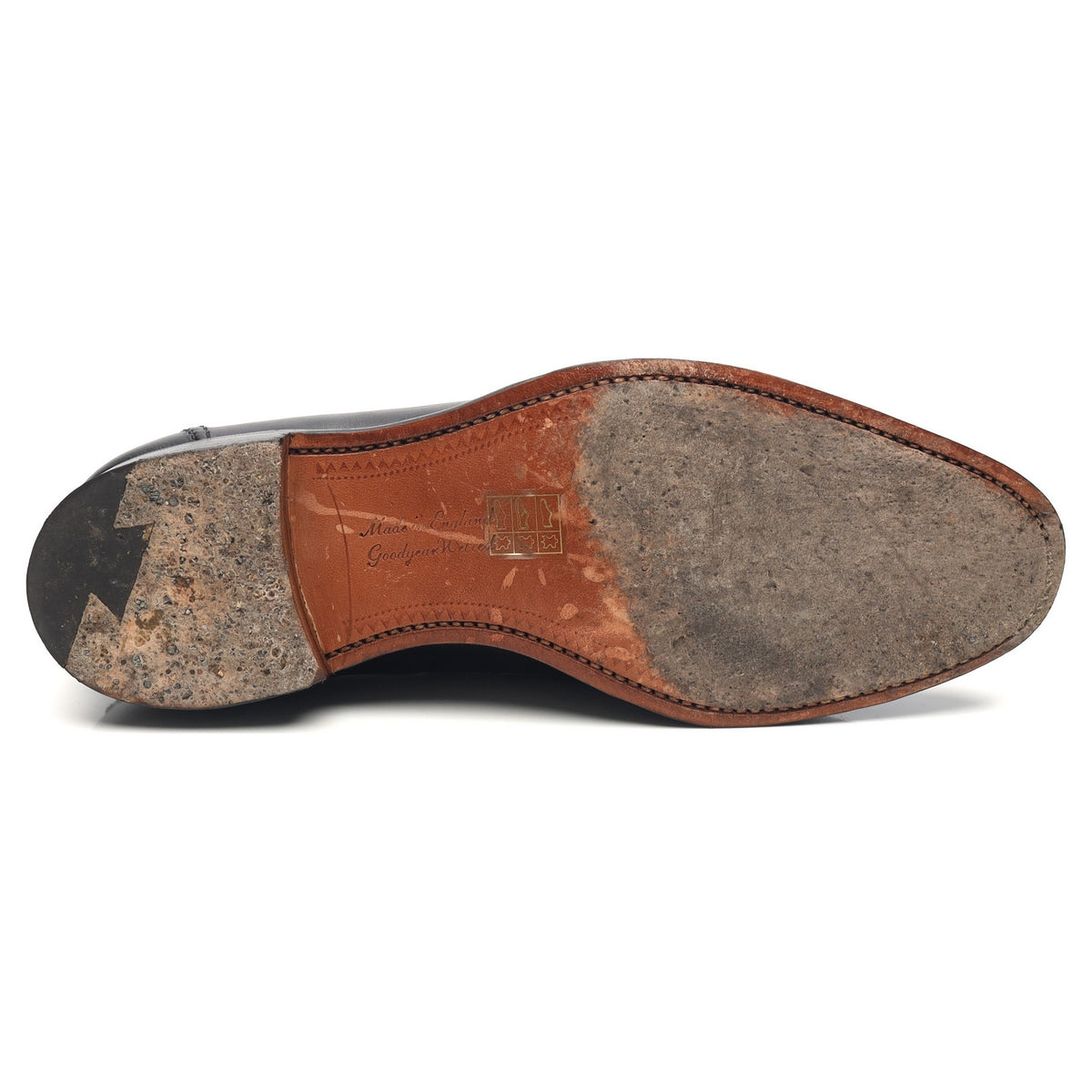 &#39;Harry&#39; Black Leather Tassel Loafers UK 8 F