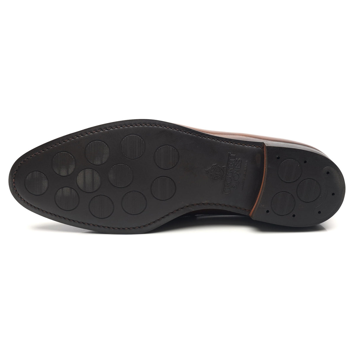 &#39;Sydney&#39; Dark Brown Leather Loafers UK 9.5 E