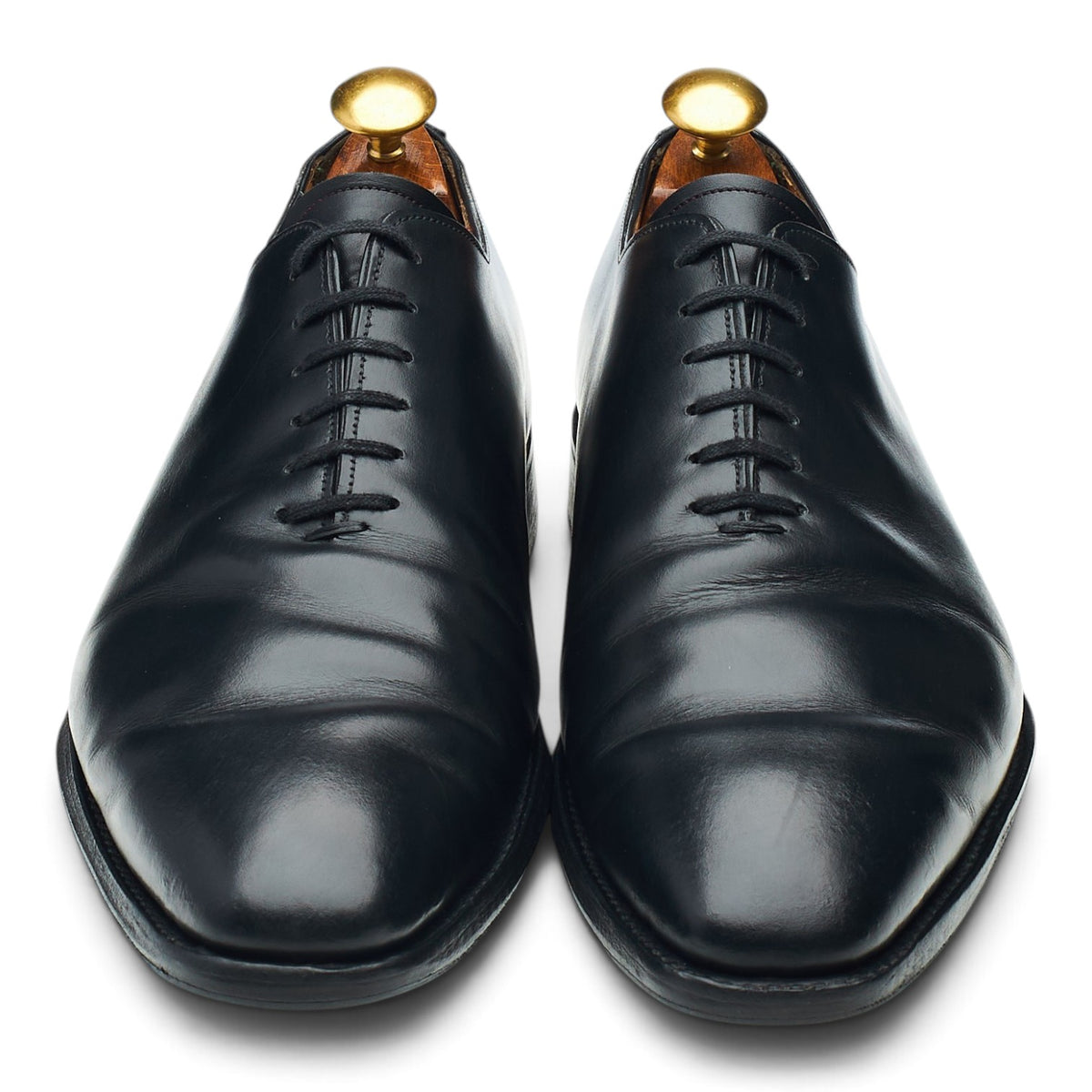 M&S Black Leather Wholecut UK 7