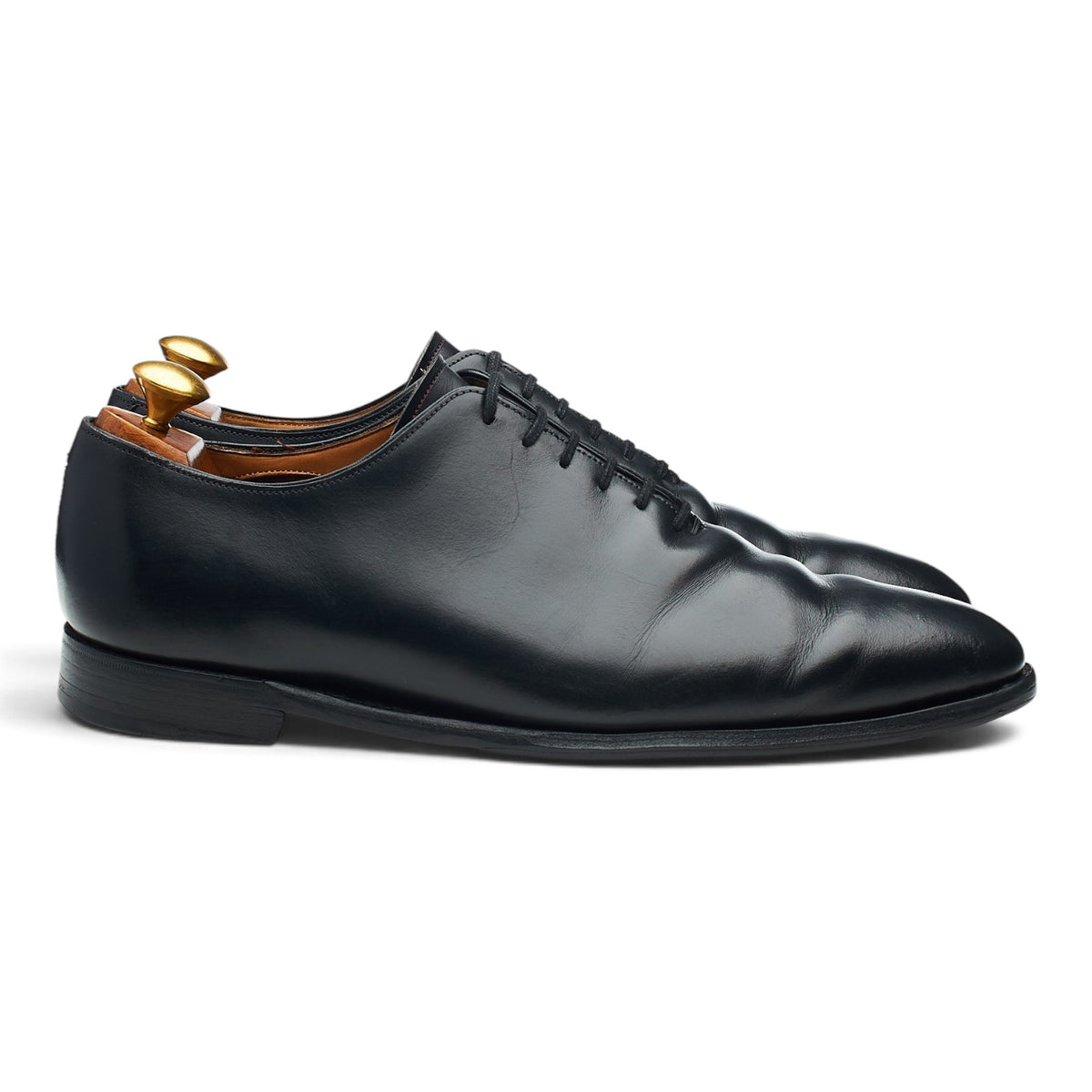 M&S Black Leather Wholecut UK 7