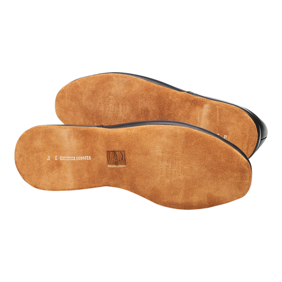 'Hermes' Black Leather Slippers UK 7 F