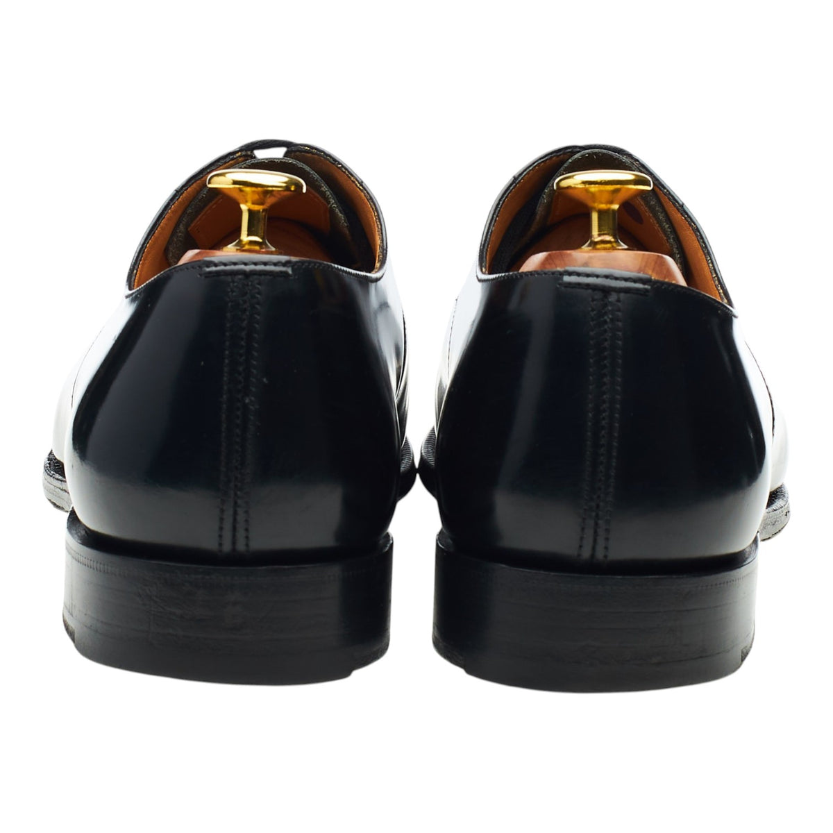 'Consul' Black Leather Oxford UK 8 G