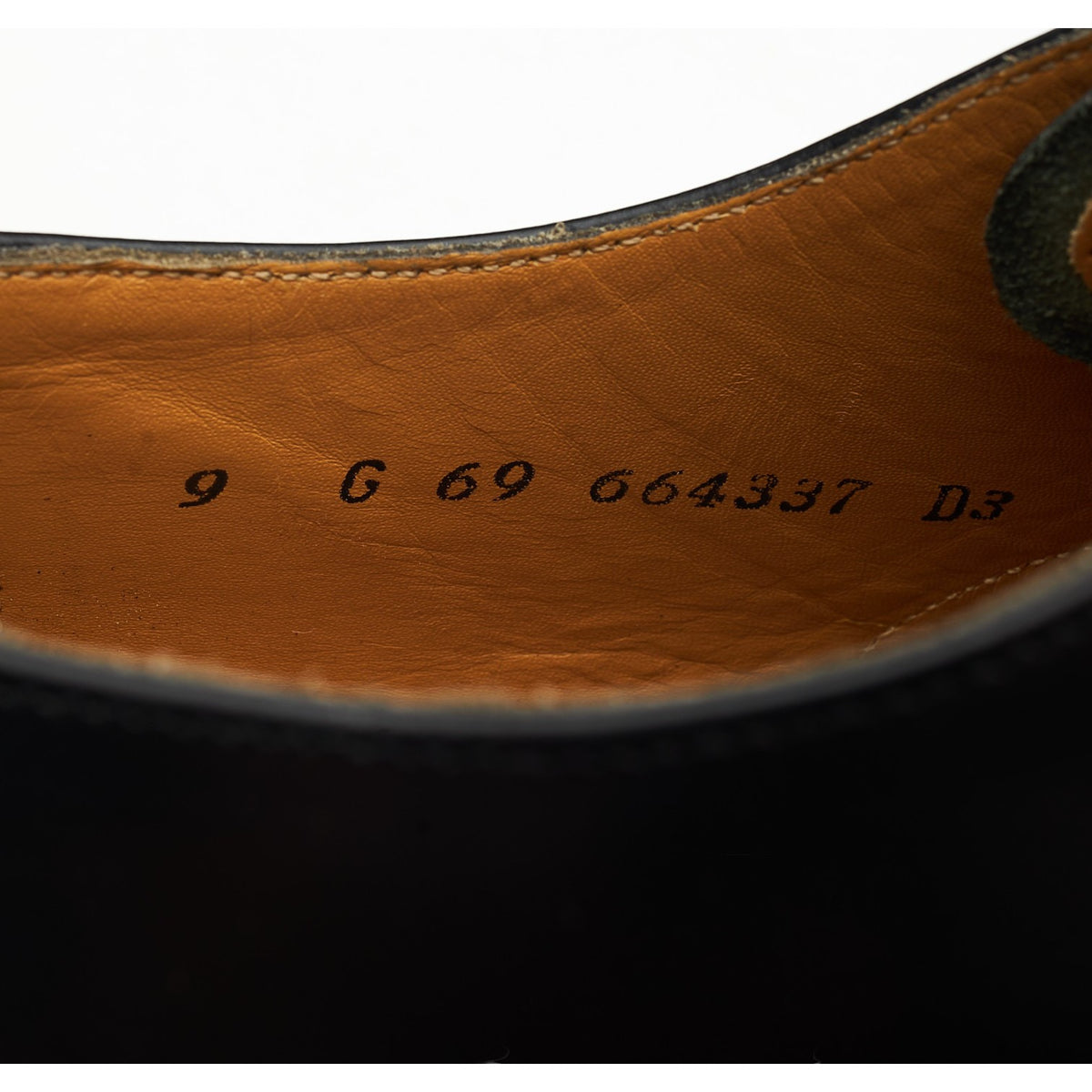 'Alfred' Black Leather Oxford Brogues UK 9 G