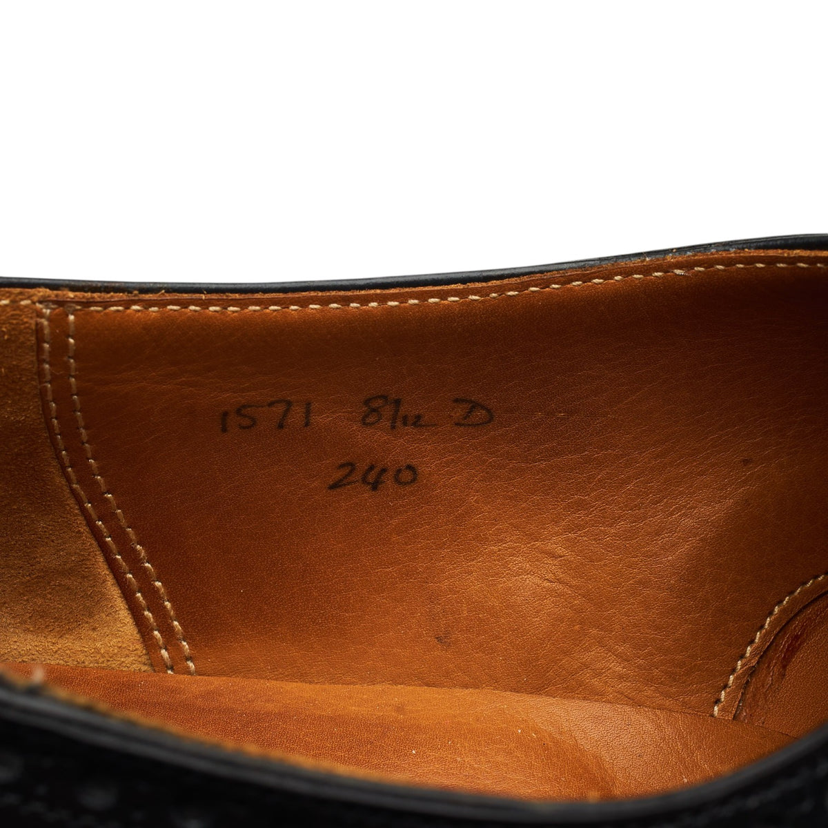 Black Leather Slip On Loafers UK 7.5 US 8.5 D