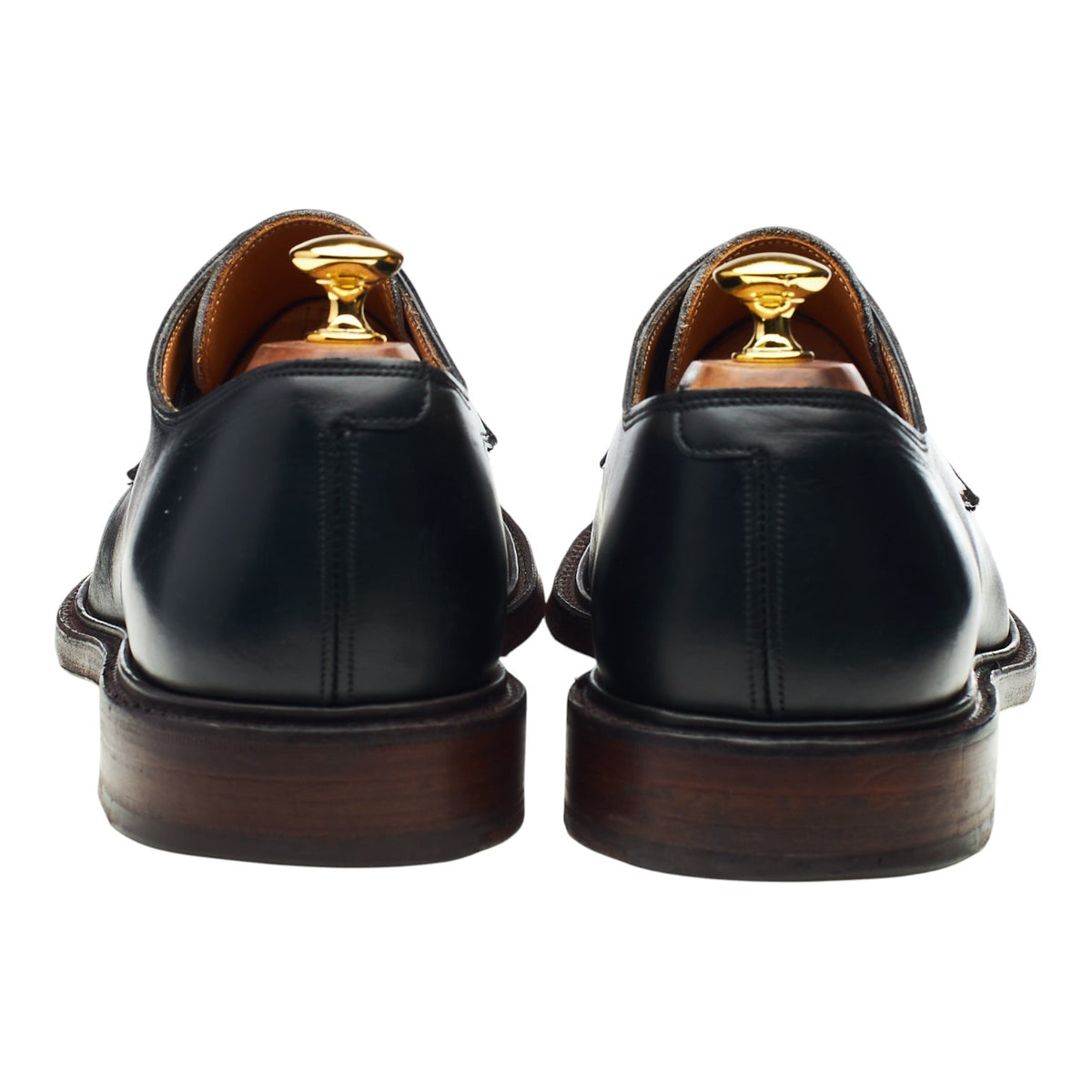 Black Leather Derby UK 11 F
