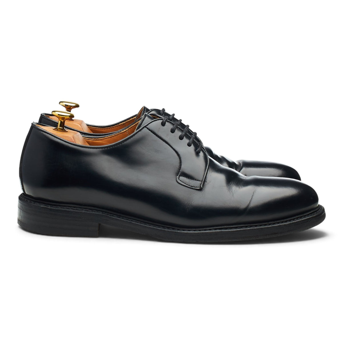 Black Leather Derby UK 8.5