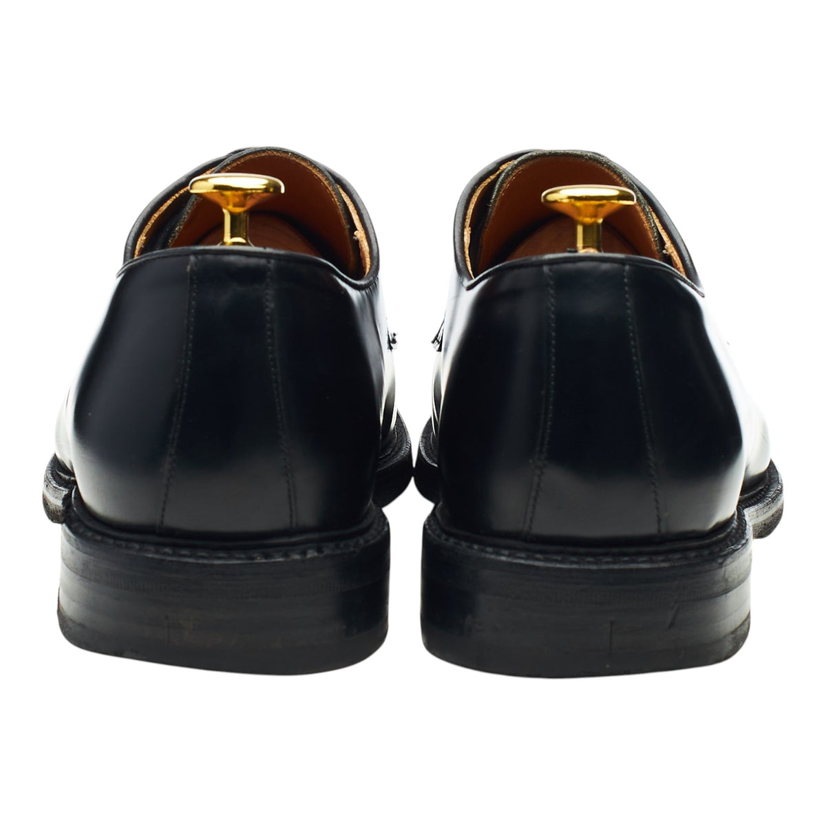 Black Leather Derby UK 8.5