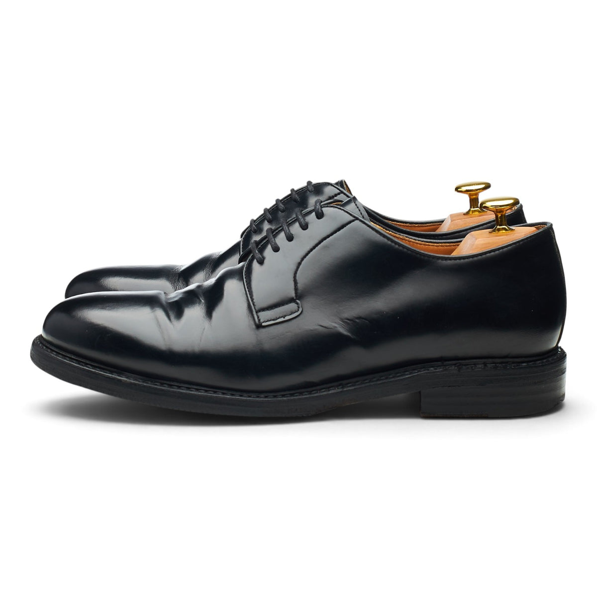 Black Leather Derby UK 8.5