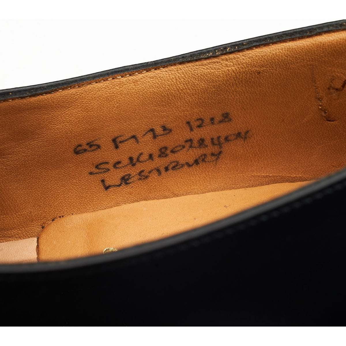 'Westbury' Black Leather Monk Strap UK 6.5 F