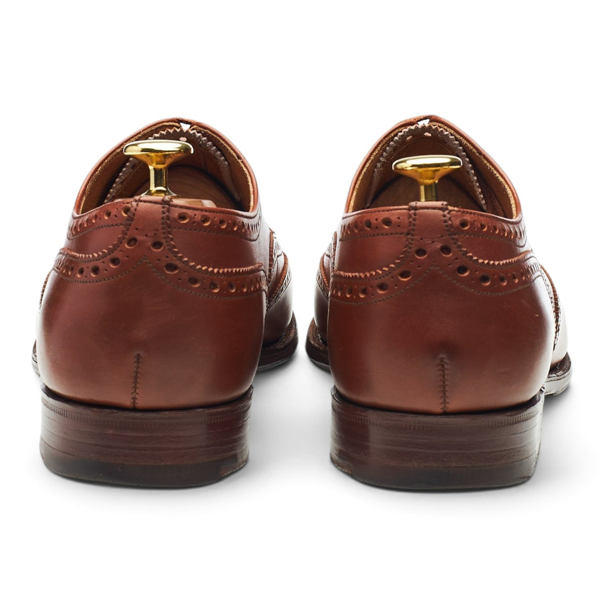 'Balfour' Tan Brown Leather Oxford Brogues UK 8 G