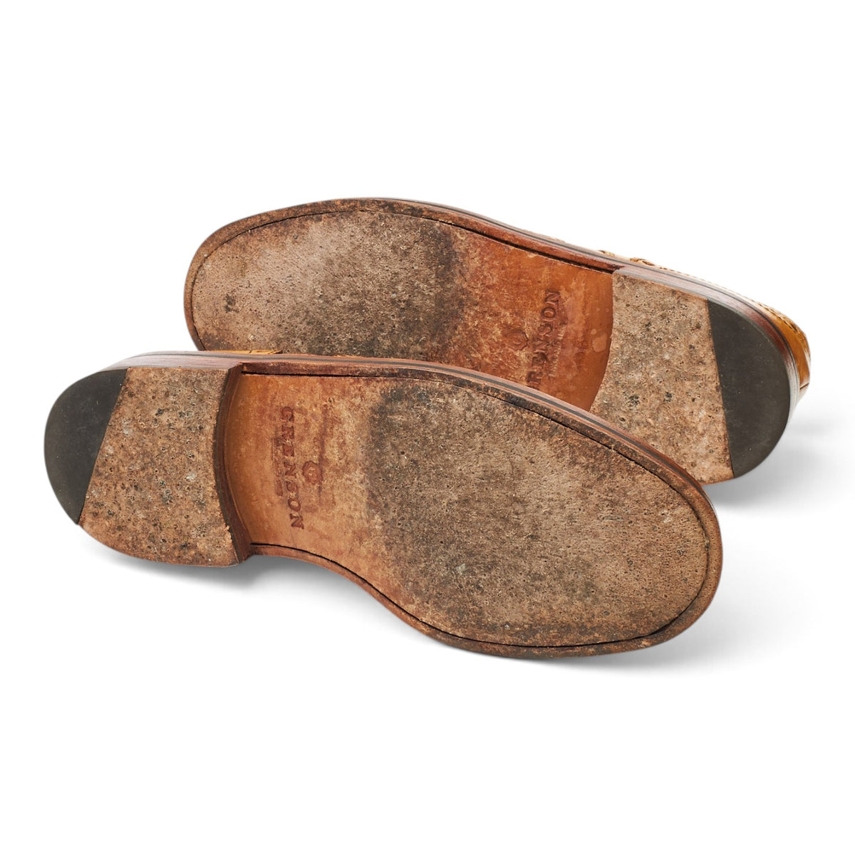 'Archie' Tan Brown Leather Derby Brogues UK 6.5 G