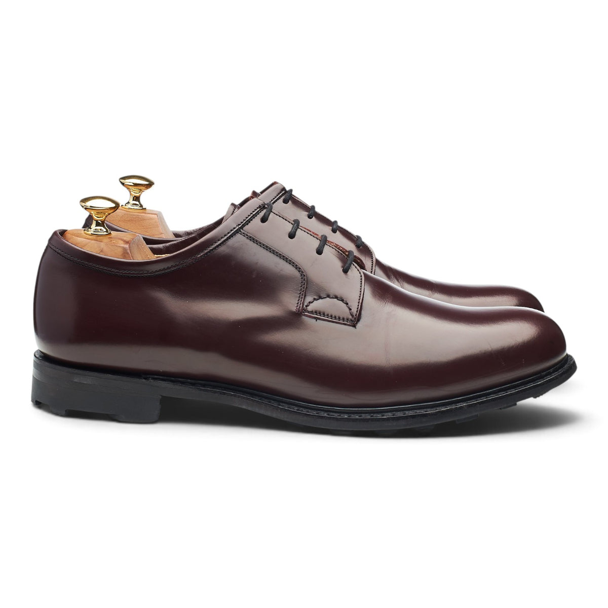 'Newbridge 2' Burgundy Leather Derby UK 10 G