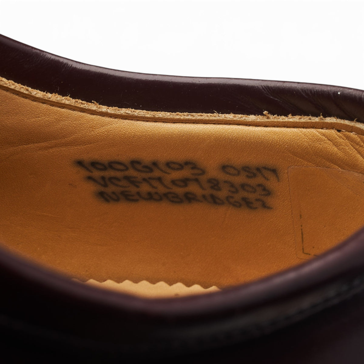 'Newbridge 2' Burgundy Leather Derby UK 10 G