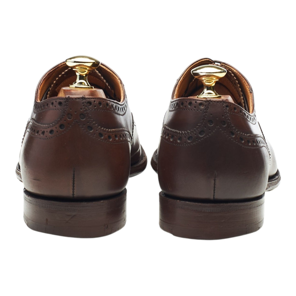 'Diplomat' Dark Brown Leather Oxford Brogues UK 7.5 G