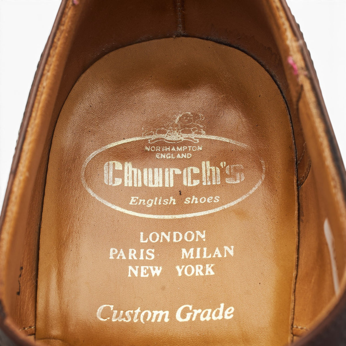 'Diplomat' Dark Brown Leather Oxford Brogues UK 7.5 G