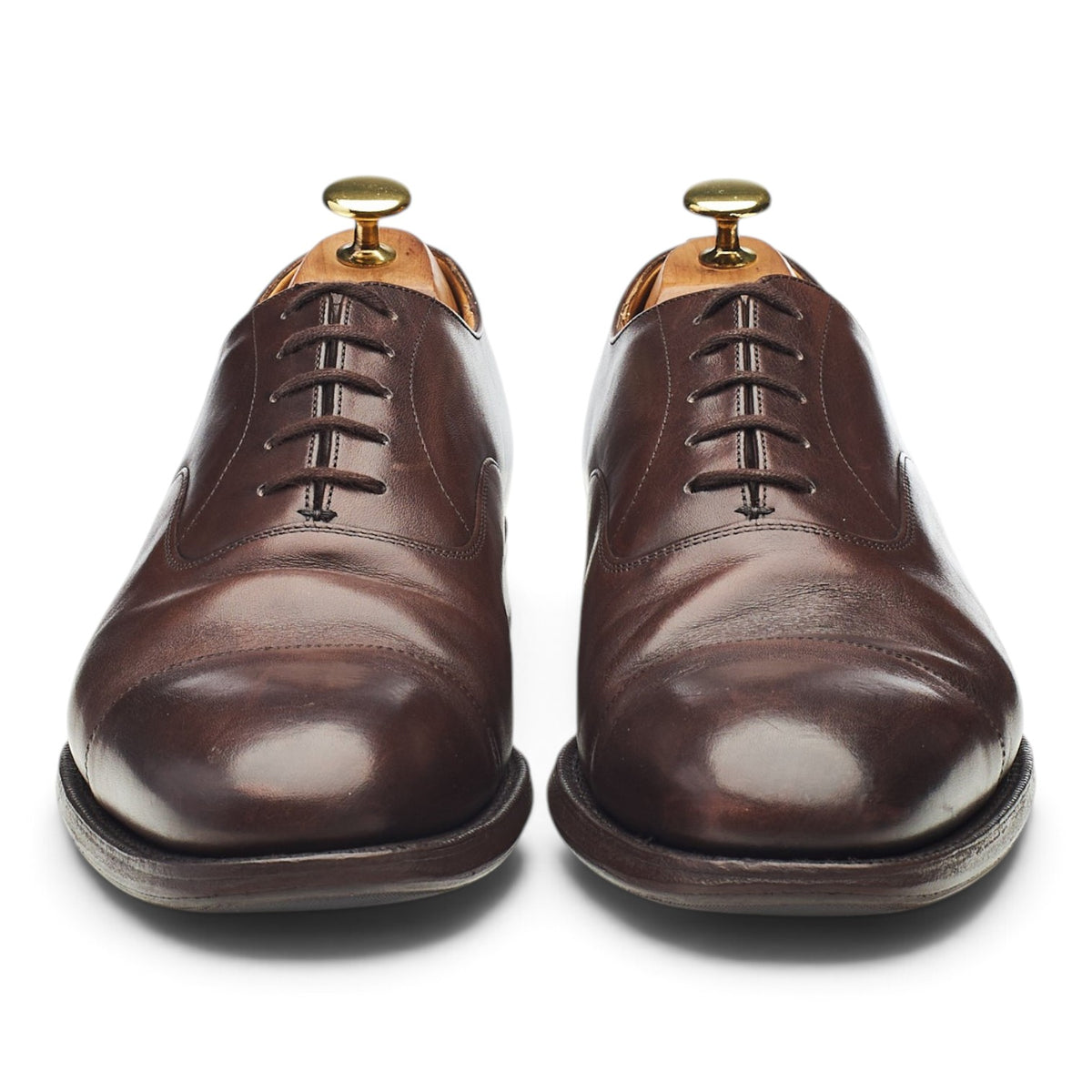 'Consul' Dark Brown Leather Oxford UK 8.5 F