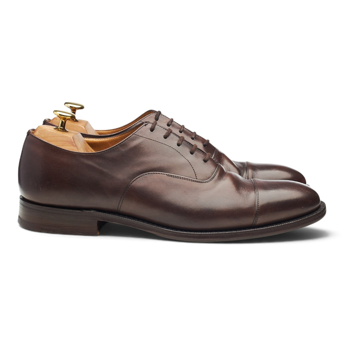 'Consul' Dark Brown Leather Oxford UK 8.5 F