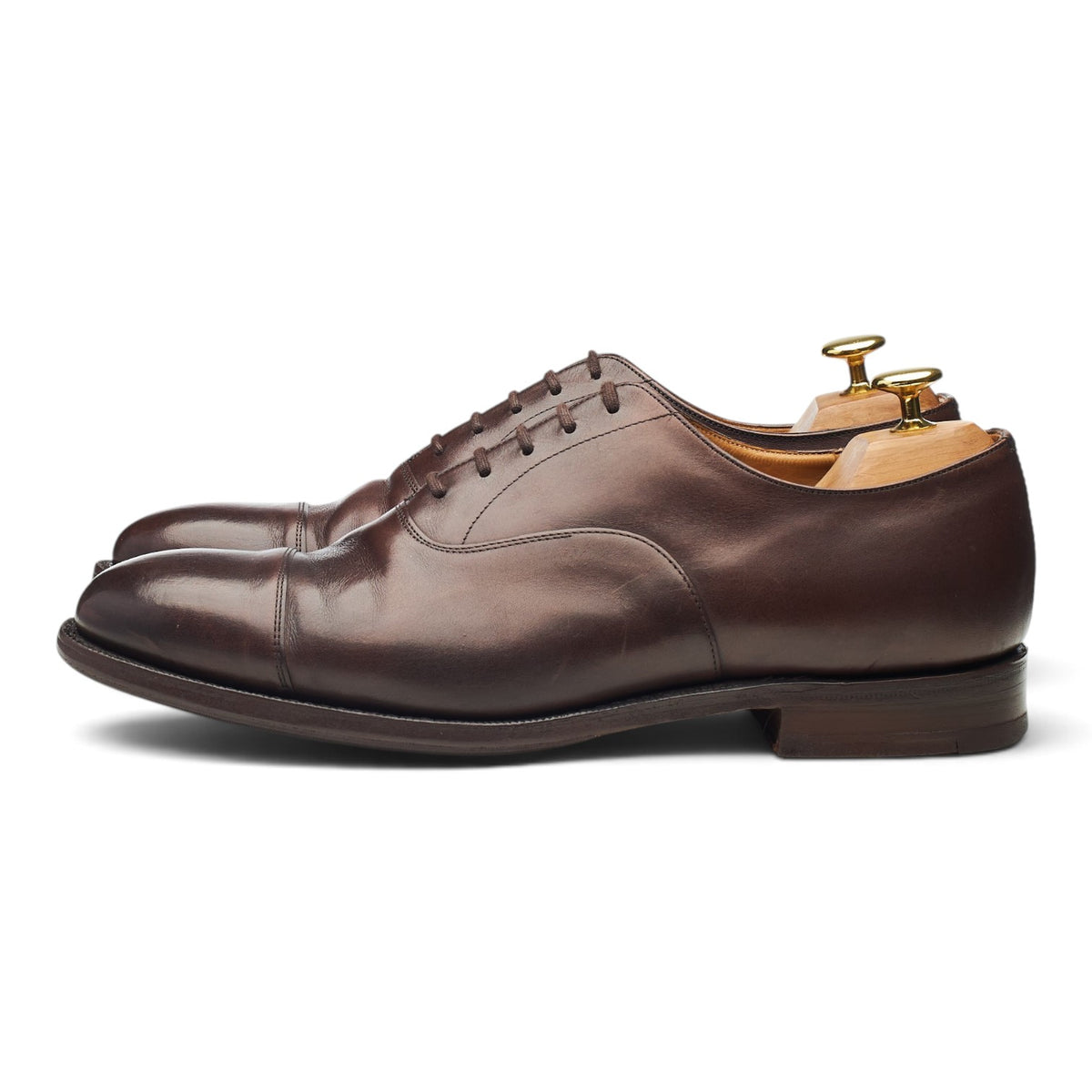 'Consul' Dark Brown Leather Oxford UK 8.5 F
