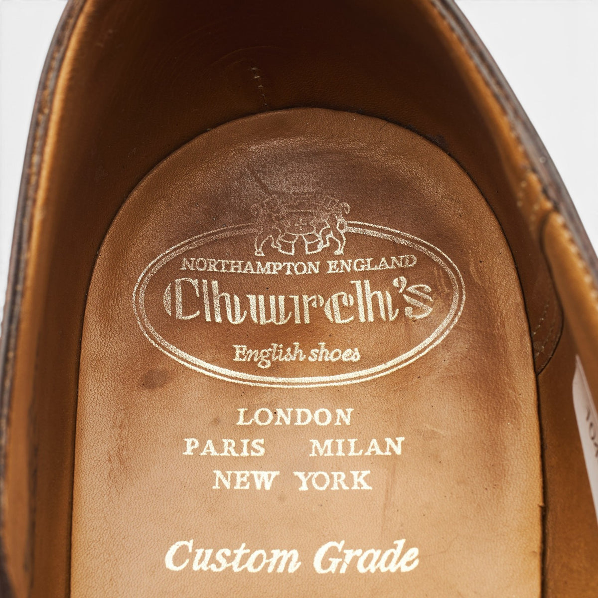 'Consul' Dark Brown Leather Oxford UK 8.5 F