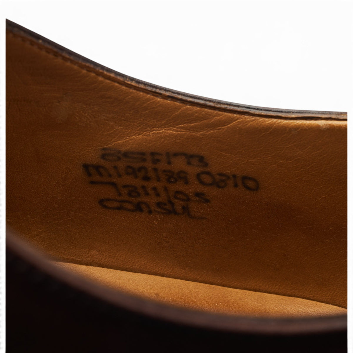 'Consul' Dark Brown Leather Oxford UK 8.5 F