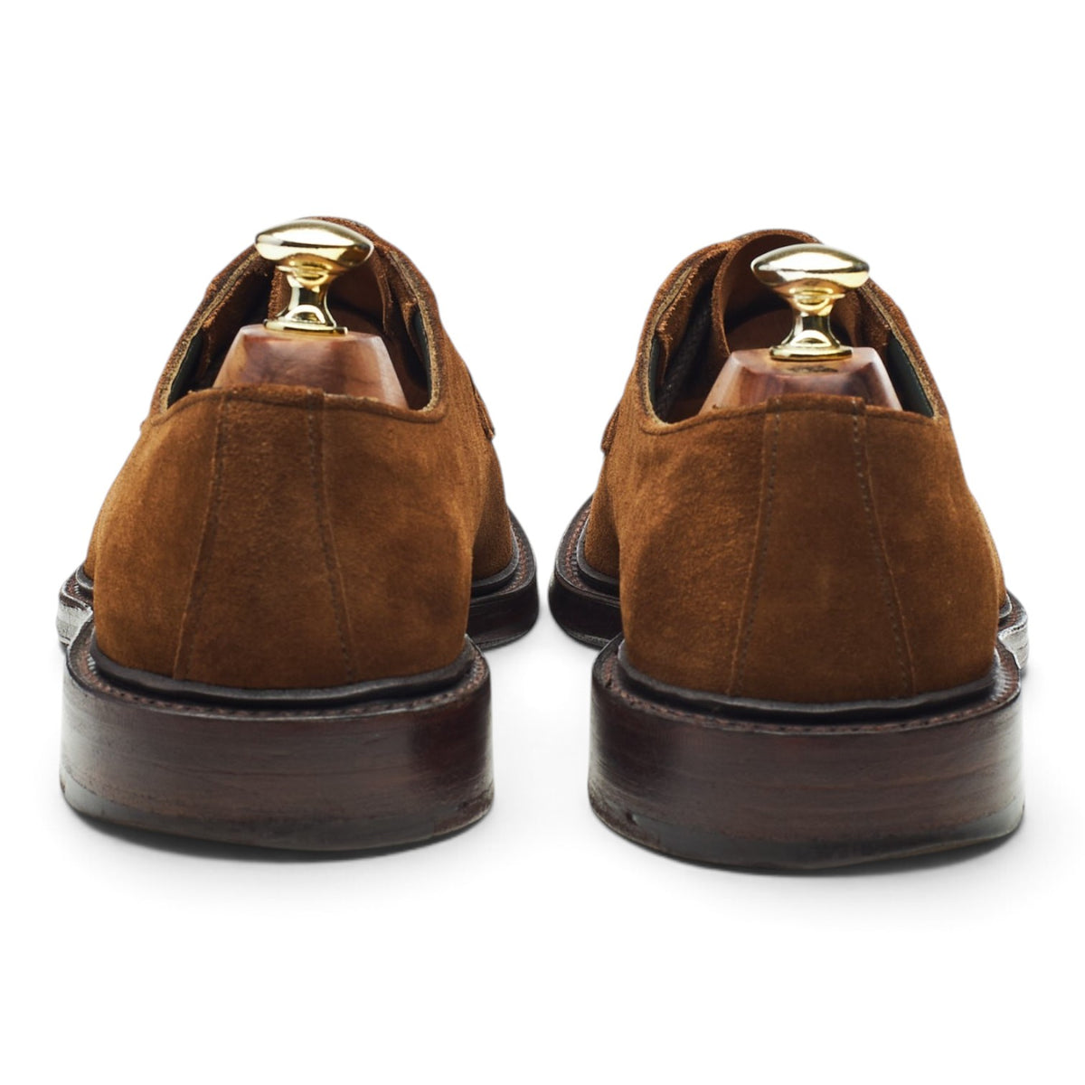 'August' Snuff Brown Suede Derby UK 8