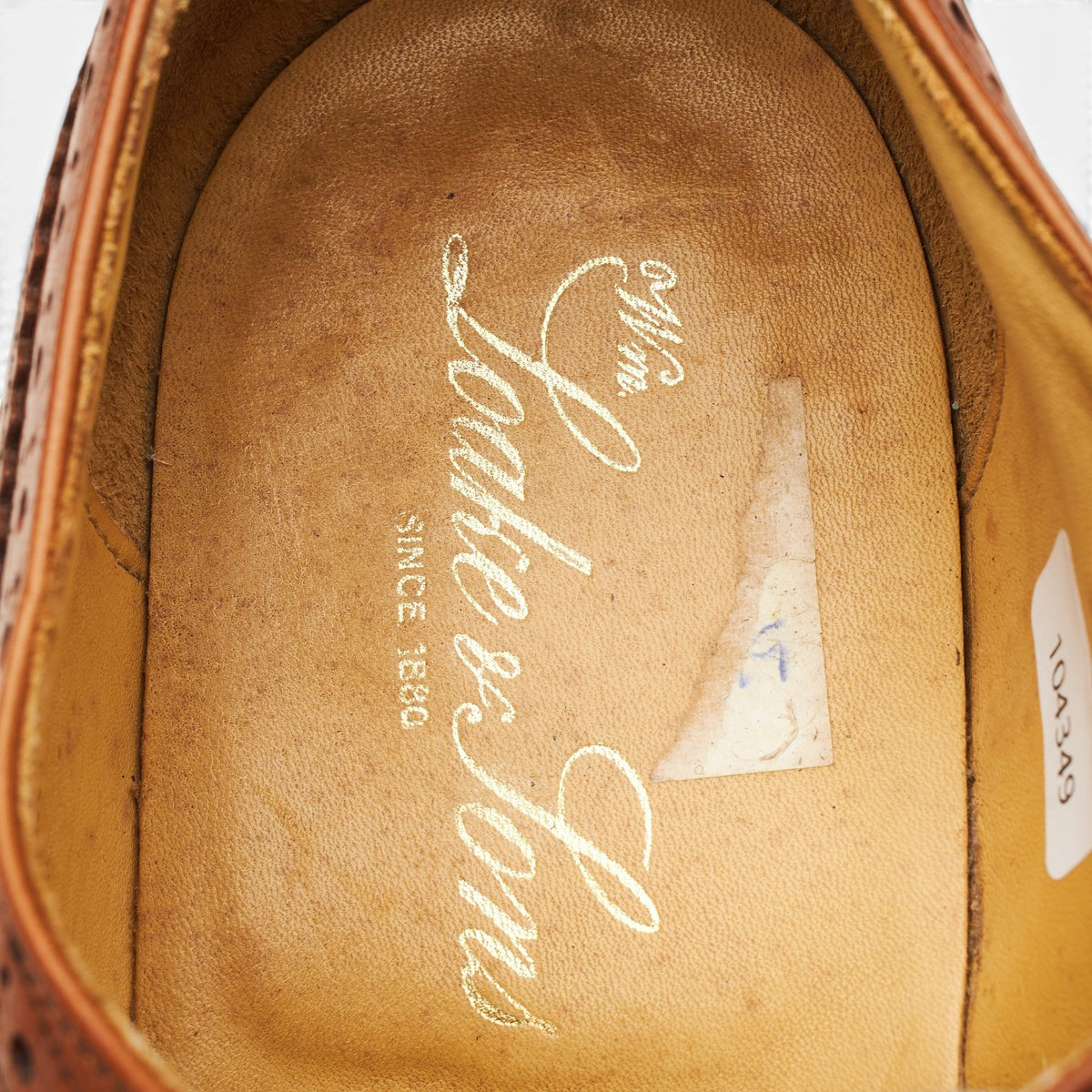 Vintage 'Lydney' Tan Brown Leather Oxford Brogues UK 10 F