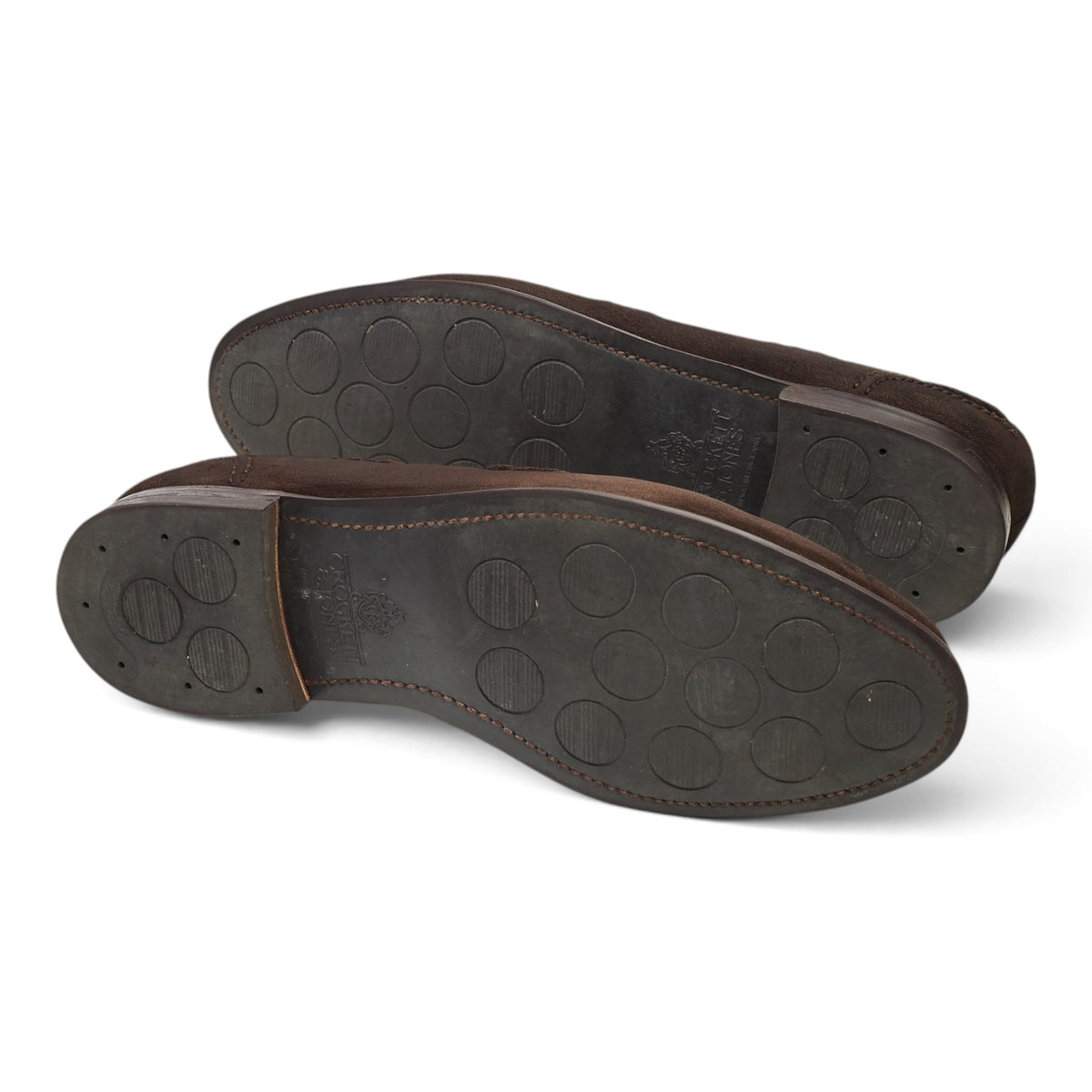 'Studridge' Dark Brown Suede Tassel Loafers UK 10.5 E