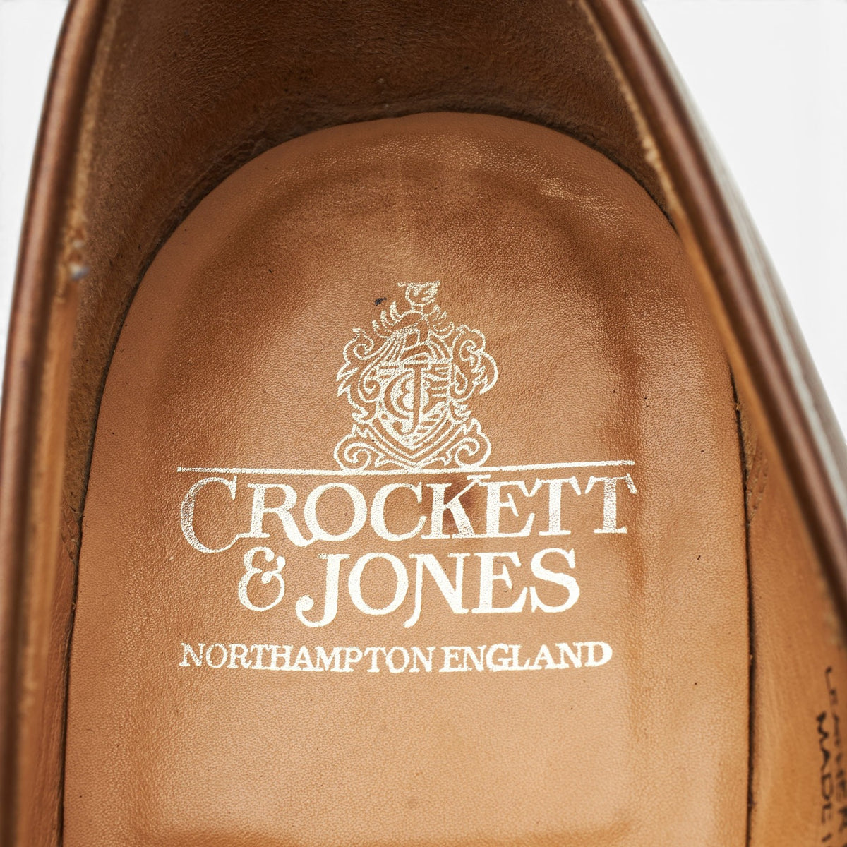 'Sydney' Brown Leather Loafers UK 9.5 E