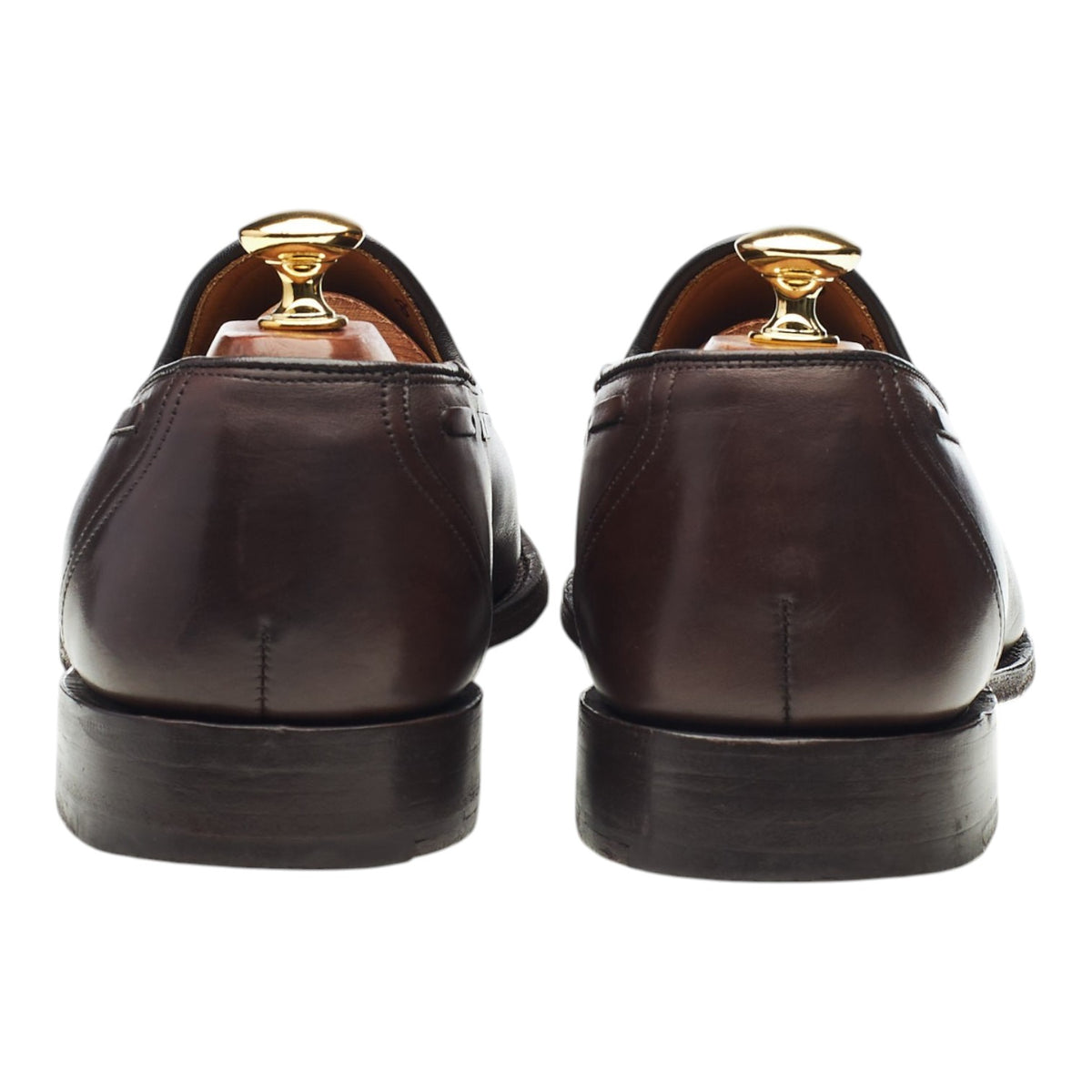 'Kingsley 2' Dark Brown Leather Tassel Loafers UK 9 G