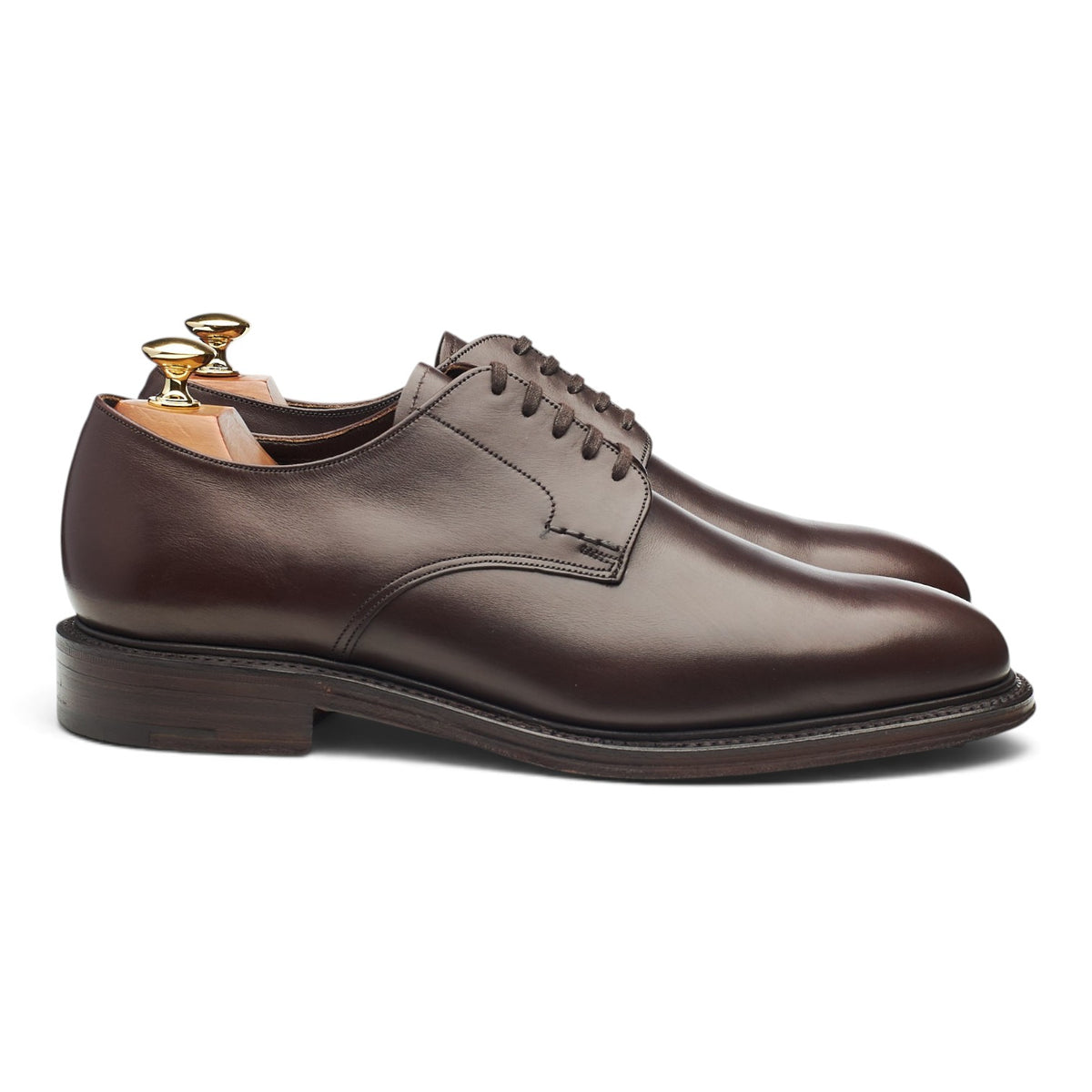 Dark Brown Leather Derby UK 9 G