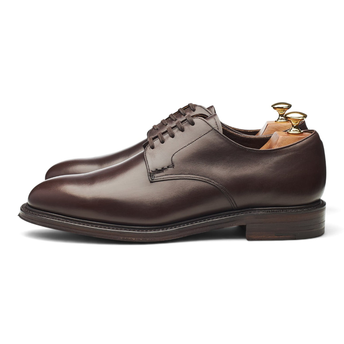 Dark Brown Leather Derby UK 9 G