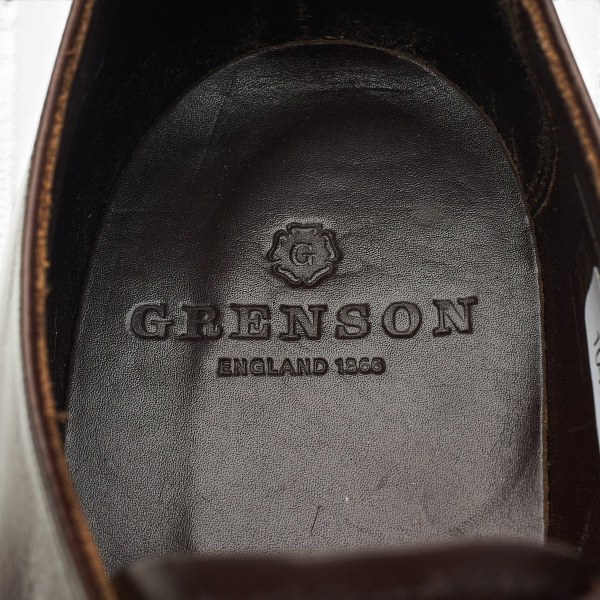 Dark Brown Leather Derby UK 9 G