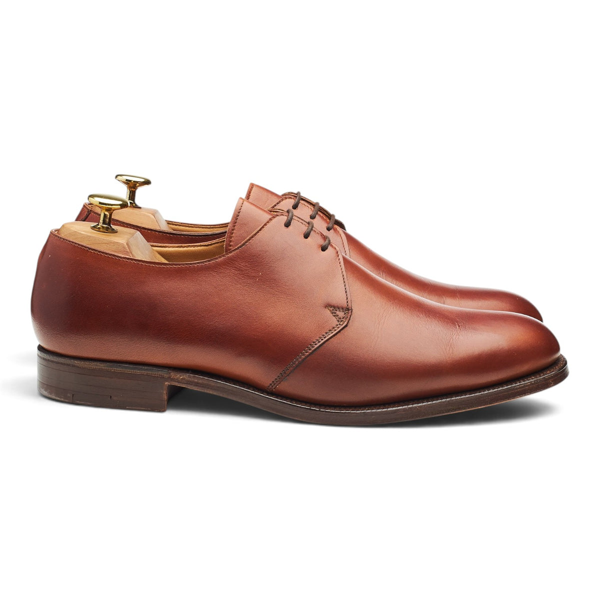 'Dartmouth' Tan Brown Leather Derby UK 8.5 E