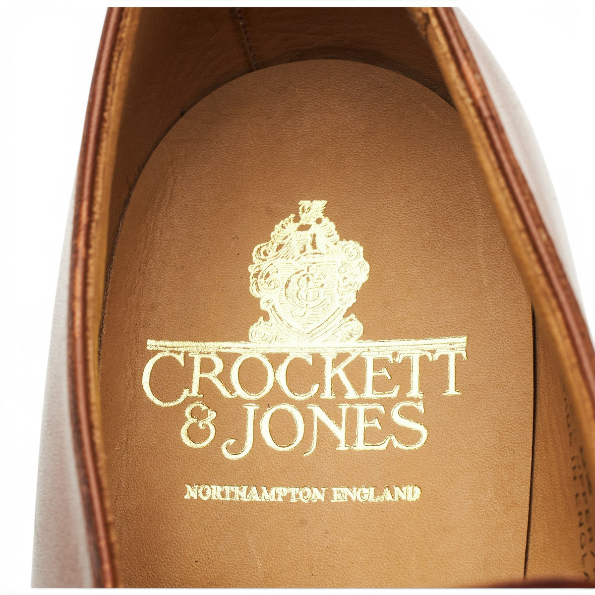 'Dartmouth' Tan Brown Leather Derby UK 8.5 E