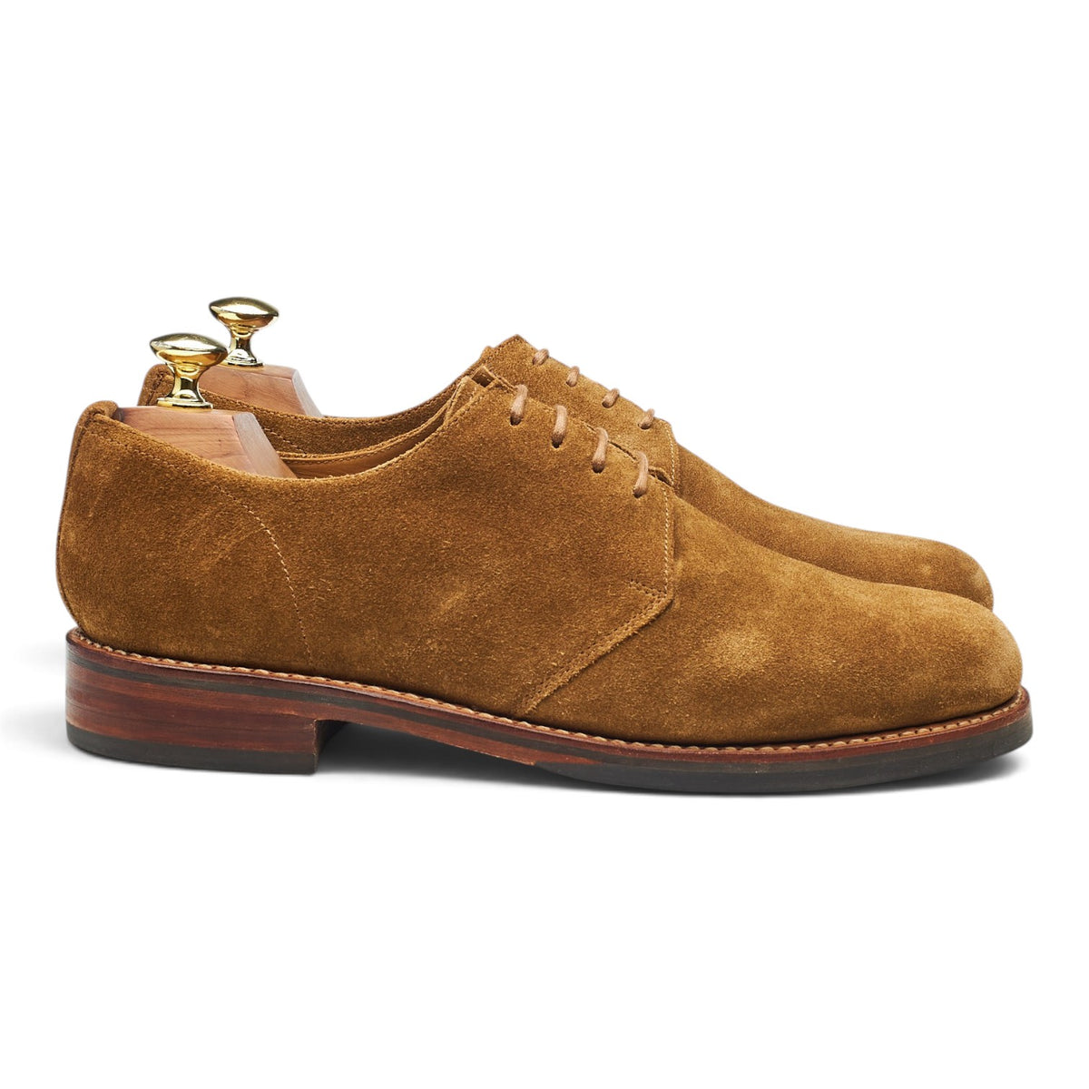 Snuff Brown Suede Derby UK 7 G